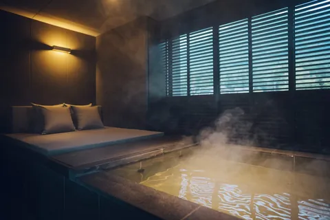 特別室的半露天風呂